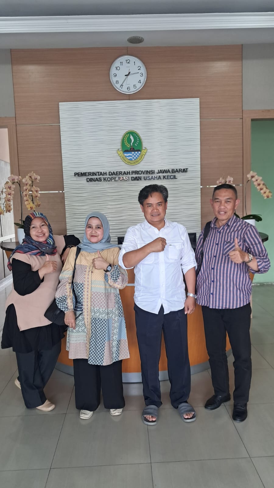 KOORDINASI DENGAN DINAS KOPERASI DAN USAHA KECIL PROVINSI JAWA BARAT